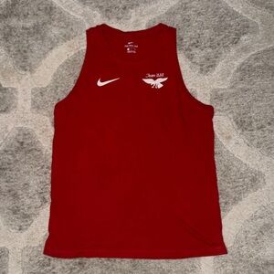 Nike Red Team USA Tank Top with White Swoosh